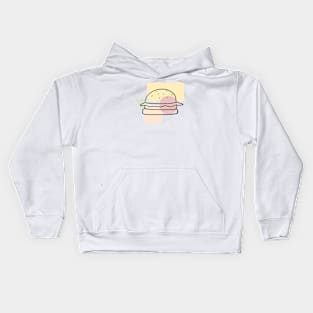 Colorful hamburger Kids Hoodie